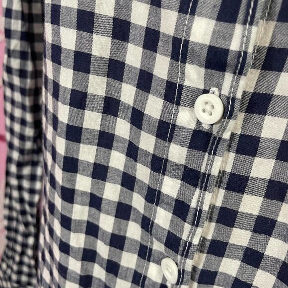 Magellan Outdoors Casual Blue/white plaid longsleeve button down shirt medium - Picture 7 of 8